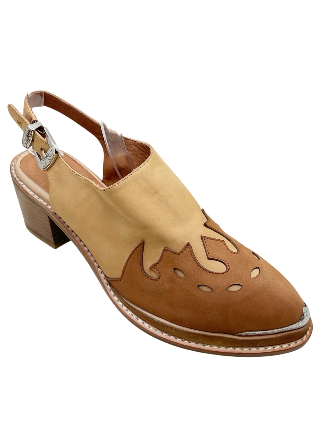 {Jeffrey Campbell}Chevel Western Slingback Mules